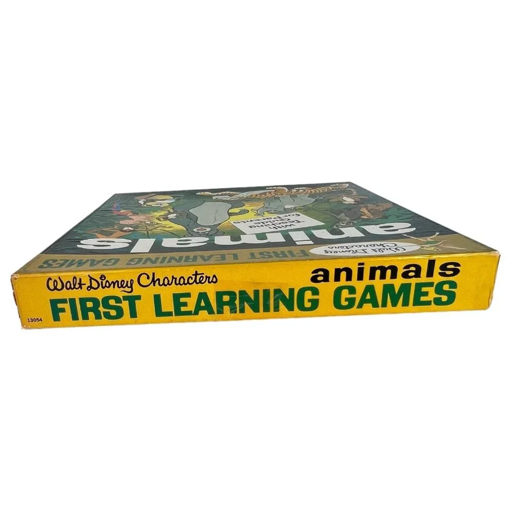 1969‎ Walt Disney Characters First Learning Games Animals 25 Game Teaching Guide